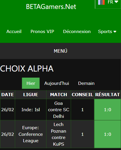 bulletins de paris gagnants