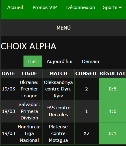 bulletins de paris gagnants